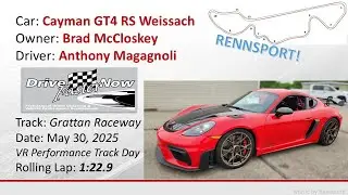 Easy 1:22 at Grattan  in a Porsche GT4 RS
