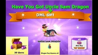 Have You Got Uncle Sam Dragon + Dice Event Gift | DML