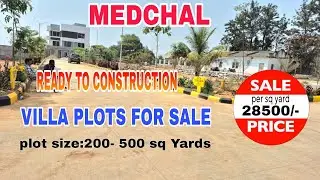Open Plots For Sale in Medchal Hyderabad || Villa Plots For Sale || Real Estate Vedios