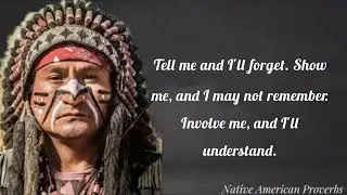 Native American Quotes - GreatWords From Great Americans@Life Quotes channel
