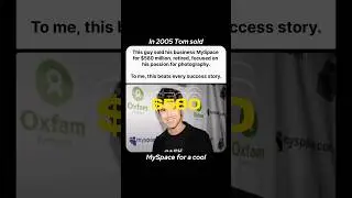 Tom Anderson, the guy who made $580 Million by selling MySpace! #businessstories