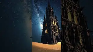 The Tower That Held the Stars #dream #relax #aesthetic #aishorts #StarTower #SandmanInspired