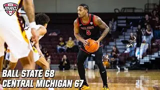 MAC MBB: Ball State Highlights vs. Central Michigan | 1.20.26