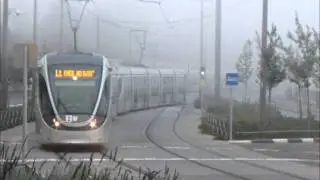 Jerusalem Light Rail - The First Day In Service