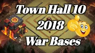 Clash Of Clan || Best 5 War Base TH10 (2018 Design) | Without INFERNO Tower.