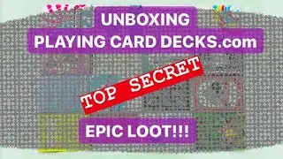 Unboxing Epic Clearance Loot from Playing Card Decks.com