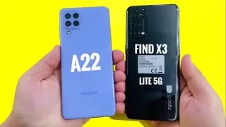 Samsung Galaxy A22 vs Oppo Find X3 Lite 5G