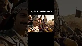 #arjun  Live from Kurukshetra &ndash; AI Mythology Reel | Mahabharat Epic Vibes #mahabharat #krishna