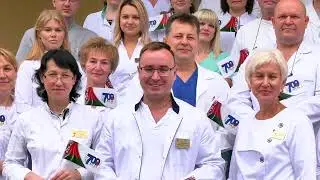 Лидские медики поздравили жителей с семисотлетием со дня образования города