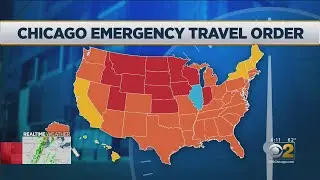 Chicago's New Map For COVID Travel Order