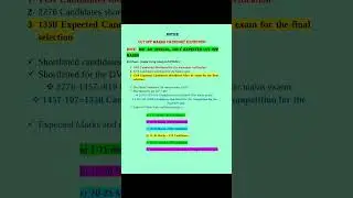 upsssc junior analyst expected cutoff marks full details video Link  