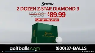 Srixon Z-Star Diamond 3 Double Dozen Golf Balls, Limited Time