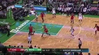 Celtics Great Ball Movement Against The Chicago Bulls!!!