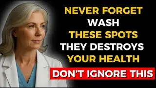 Seniors, NEVER Forget Wash These Spots Daily To Live Longer After 65 | Advice for seniors