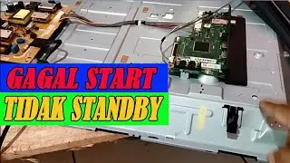 Tv sharp keluar logo kembali mati tidak standby dan firmware lc 32sa4101i