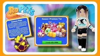RoPets Season Pass! FREE Season 1 Premium Pass includes Gold Capsules! Evolved Eggs & More!🤯👀🤗