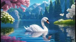 Feathery Swan Glides Grace | English Nursery Rhyme | Kids Songs | Baby Music