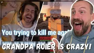 GRANDPA ROIER IS CRAZY! Cellbit meets grandpa roier after the wedding /w Jaiden (QSMP REACTION!)