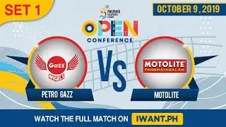 SET 1 | Petro Gazz vs. Motolite | Oct 9, 2019 #PVL2019 (Watch the full game on iWant.ph)