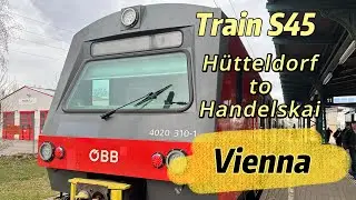 Train S45 Vienna, Hütteldorf to Handelskai #austria #vienna #trains #publictransport