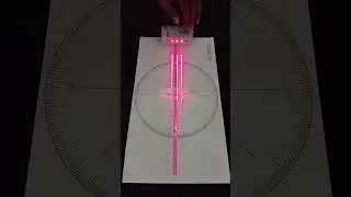 Light refraction in a  bi-convex lens #education #grade11science #science