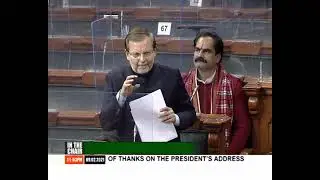 Dr. Arvind Sharma raising the SYL issue during Lok Sabha
