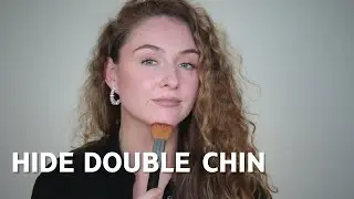 Hide Double Chin with Makeup / How to contour at 35+