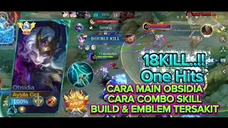NEW HERO OBSIDIA MARKSMAN CARA MAIN OBSIDIA BUILD DAN EMBLEM OBSIDIA TERSAKIT MOBILE LEGENDS 