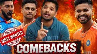Most Wanted Comebacks 🔥😱.  #bcci #indiancricket #indiancricketer #trending 