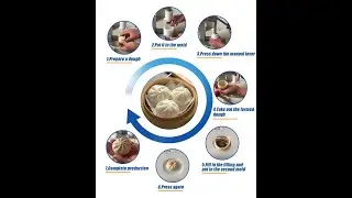 Manual Home Use Khinkali Machine Semi-automatic Small Steamed Xiaolong Dumpling Stuffed Bun Machine