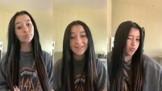 Danielle Cohn On Instagram Live | January 25th, 2020