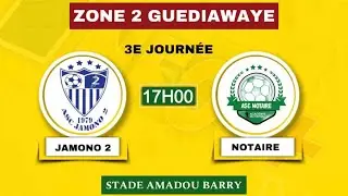 EN DIRECT  NAVETANE GUEDIAWAYE 24/25 ZONE 2   ASC JAMONO 2 VS  ASC NOTAIRE  STAD AMADOU BARRY