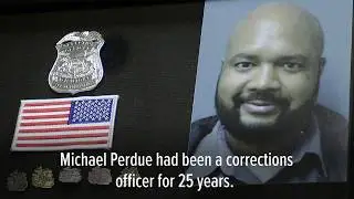 Corrections officer Michael Perdue remembered at ceremony