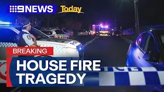 One dead in western Sydney house fire | 9 News Australia
