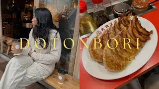 Japanese skincare shopping 🧴✨ & eating street food in Dotonbori! 🥟🥢 (Osaka, Japan) | Cookie Gonzalez