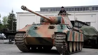Panther start up, revs and drive - Saumur 2016