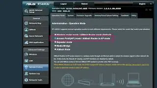 192.168.50.1 How to setup Asus AP Mode