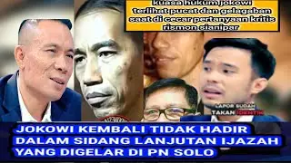 KUASA HUKUM JOKOWI TERLIHAT PUCAT DAN GELAGAPAN SAAT DI CECAR PERTANYAAN KRITIS RISMON SIANIPAR
