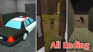 Schoolboy Prison Escape - All Ending ( Car + Yard + Basement Escape )