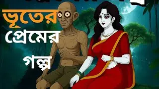 ভূতের প্রেমের গল্প😊 , Bhuter golpo cartoon, horror story #Facebook page