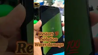 Water damage Restart solution:💯#shorts