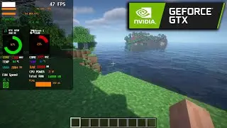 GTX 1650 4GB OC ~  Minecraft  1080p - BSL Shaders Tested Performance Benchmark FPS Test