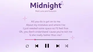 Midnight - Red Luna & Kobzx2z | (Lyrics) French and English #RedLuna #Kobzx2z #Midnight (2024)
