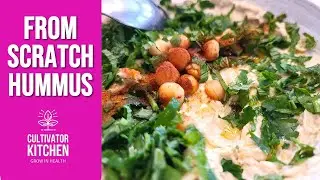 Homemade Hummus! From Scratch, No Blender 🥙 Vegan & Gluten-Free