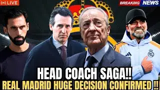✅HEAD COACH SAGA!! REAL MADRID MAKE MASSIVE DECISION!! UNAI EMERY ON MADRID RADAR!! #realmadrid news