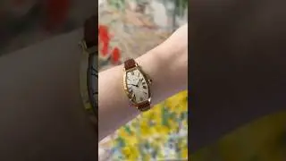Preowned Cartier Tonneau Ladies Watch in 18k Yellow Gold
