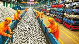 COMMENT on RECYCLE DES MILLIONS DE VOITURES pour FABRIQUER DE L&rsquo;ACIER | DANS LA M&Eacute;GA USINE