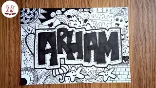 How to Doodle Name |Easy Doodle Drawing for Beginners.