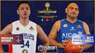 FULL GAME: Muntinlupa Defenders vs AICC Manila Basketball Team | The Filbasket Subic Championship