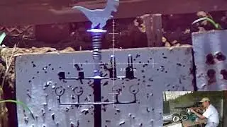 PLINKING COM A P35X A 28 METROS, USANDO A VIS&Atilde;O NOTURNA CY800 RL.